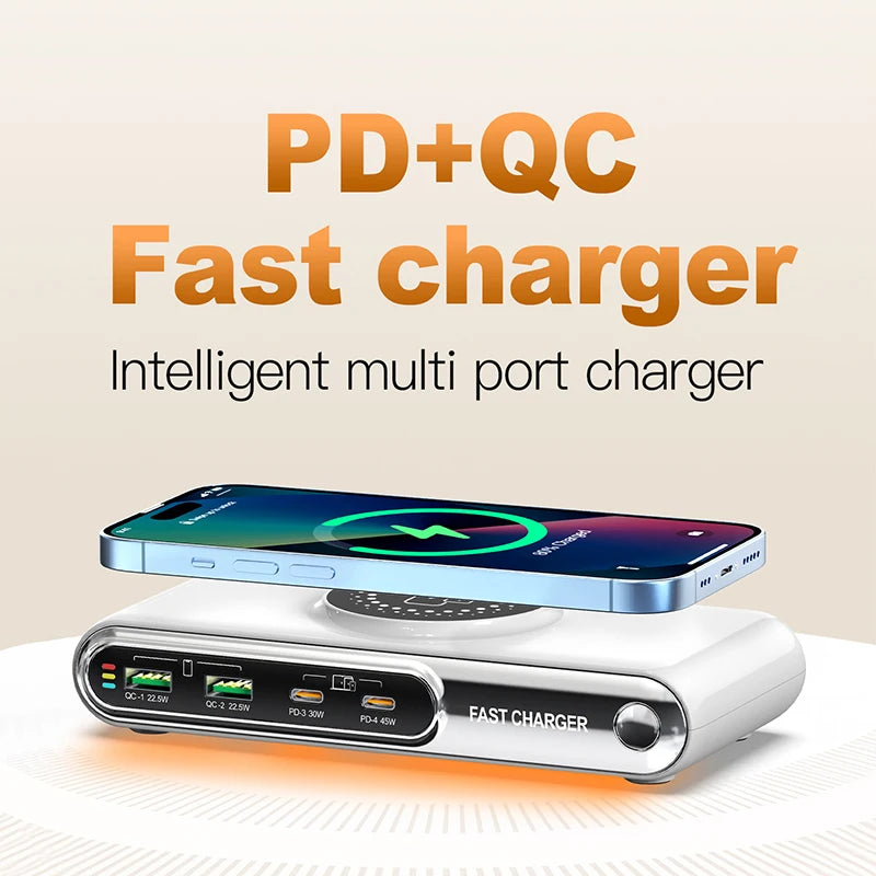 Multi Port Fast Charger 72W USB-C PD Station
