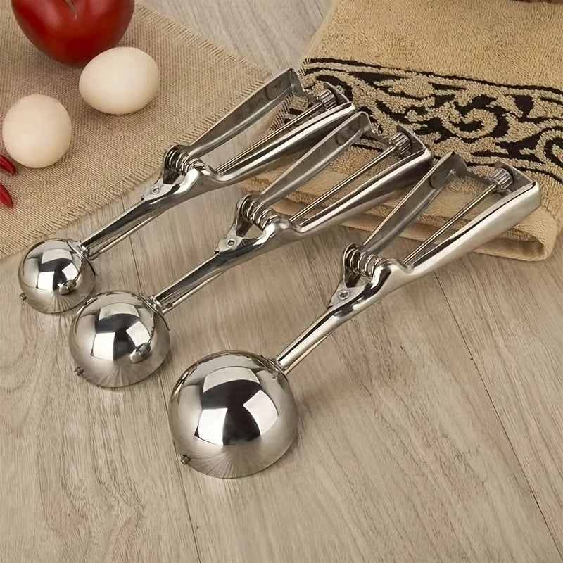 Ice Cream Scoop Set 3PCS Stainless Steel Scooper Tool