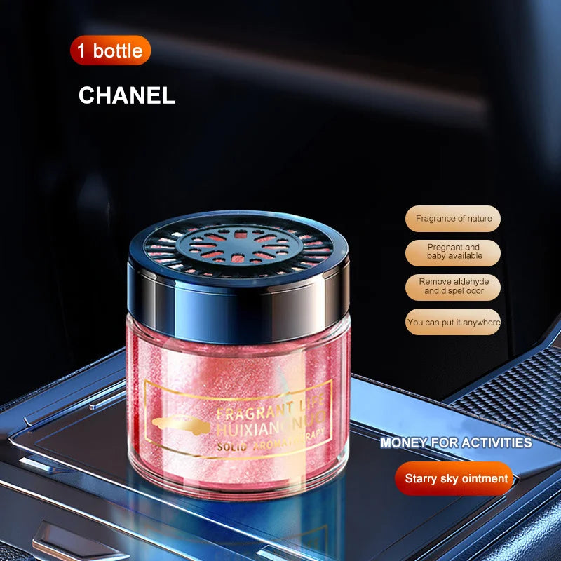 Car Air Freshener Solid Gel Long Lasting Fragrance
