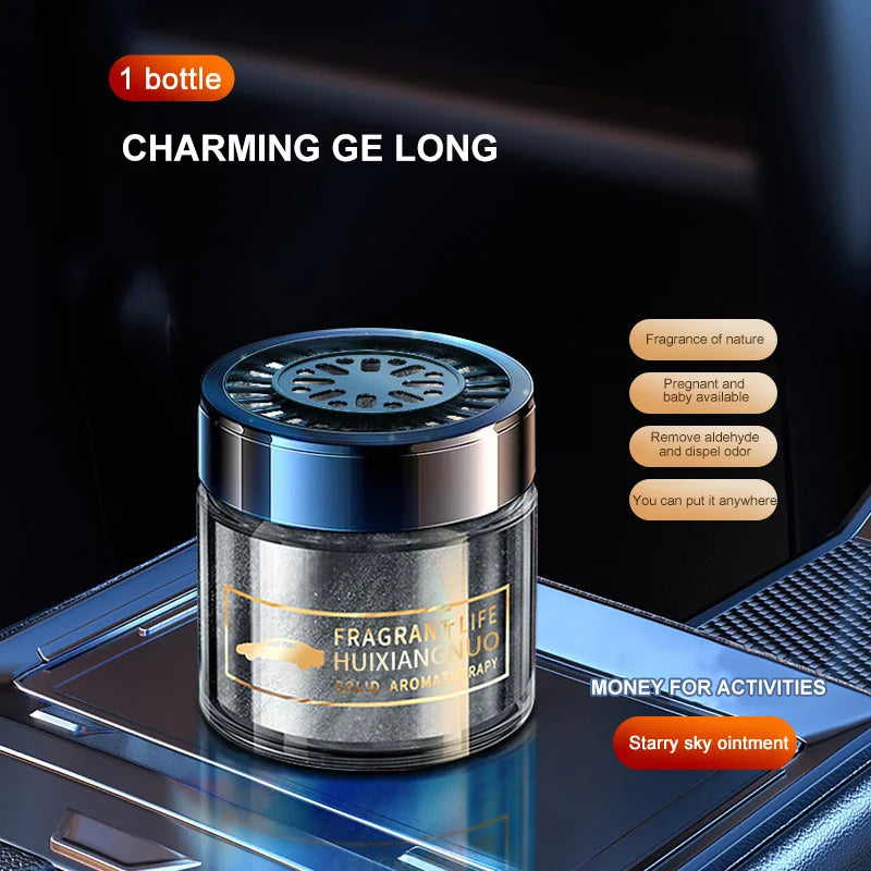 Car Air Freshener Solid Gel Long Lasting Fragrance