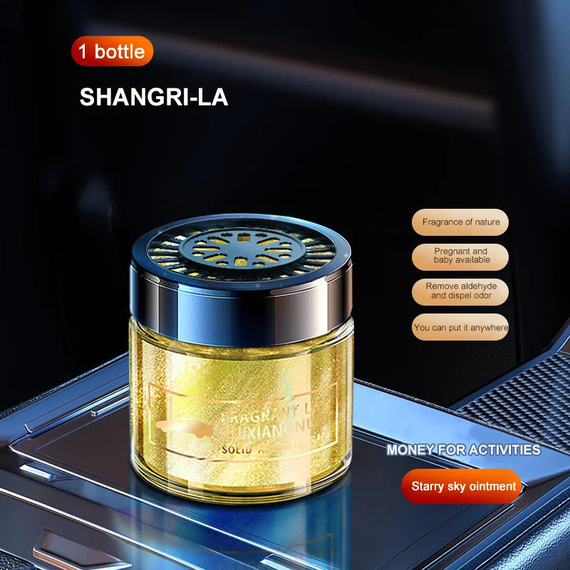Car Air Freshener Solid Gel Long Lasting Fragrance