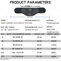 Lumbar Support Brace Adjustable Back Support Belt
