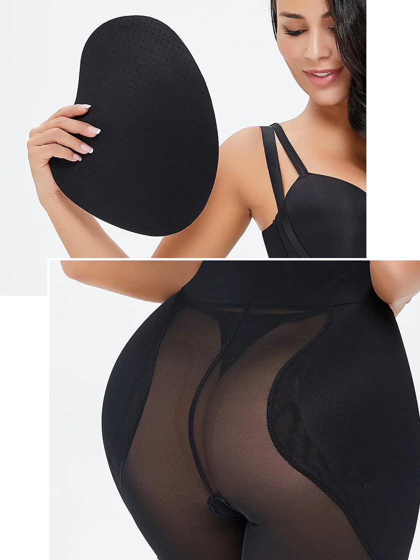 6Butt Lifter Shapewear High Waist Padded Shorts