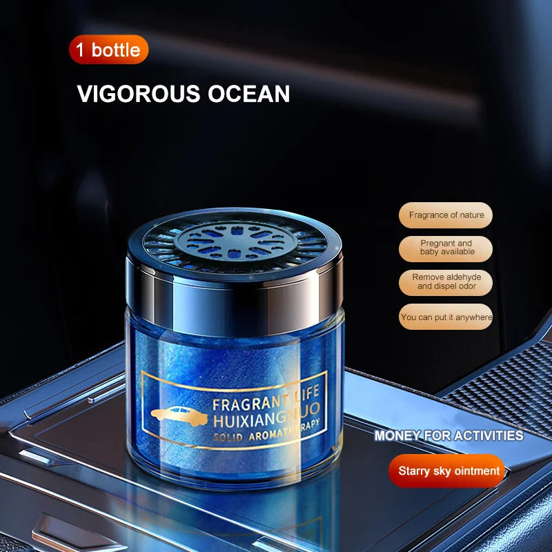 Car Air Freshener Solid Gel Long Lasting Fragrance