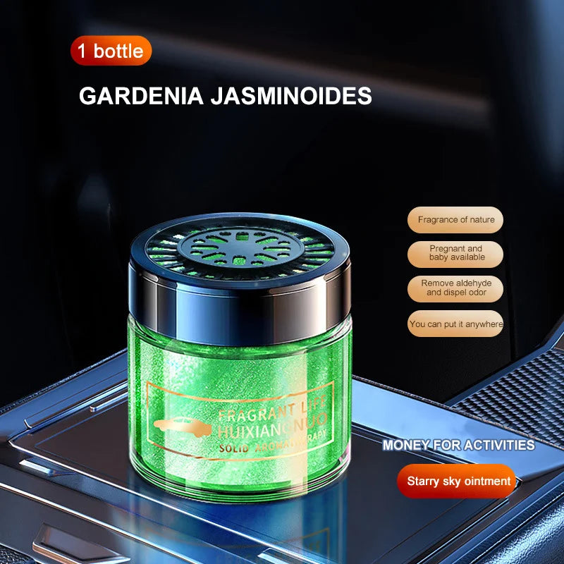Car Air Freshener Solid Gel Long Lasting Fragrance