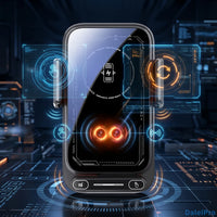 Car phone charger holder with 15W fast charging and auto-sensing features in a stylish design.