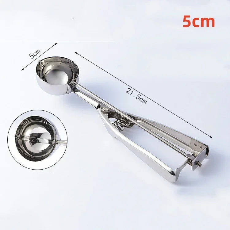 Stainless Steel Ice Cream Scoop Easy Release