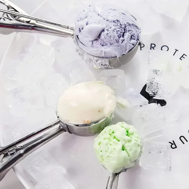 Stainless Steel Ice Cream Scoop Easy Release