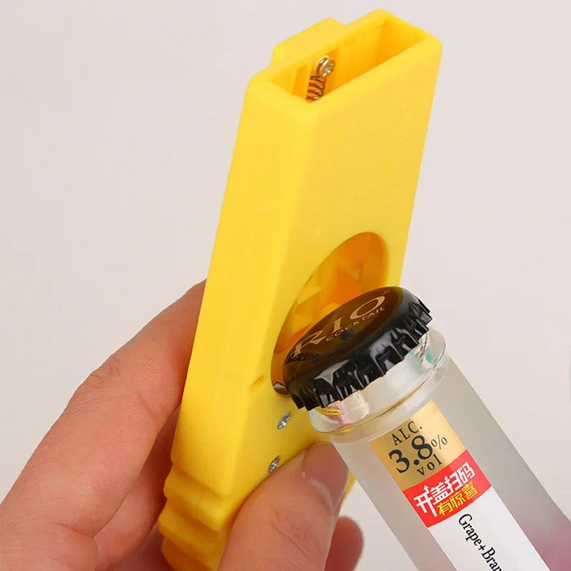 Bottle Opener Gun Spring Loaded Cap Launcher