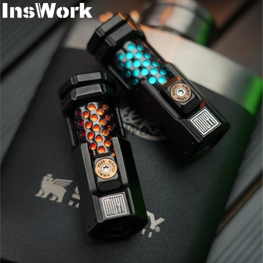 Fidget Spinner Toy Luminous Metal DIY Spinner