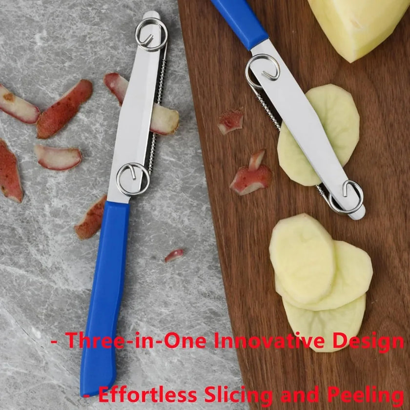 Vegetable Peeler 2-in-1 Fruit & Potato Cutter