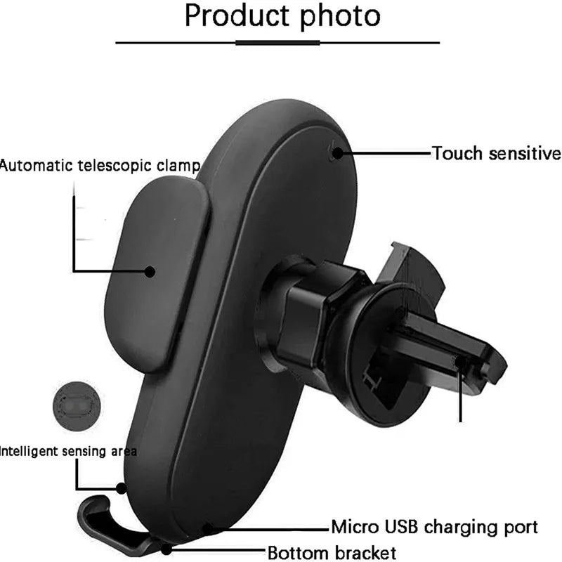 Wireless Charger Car Mount 15W Fast Holder