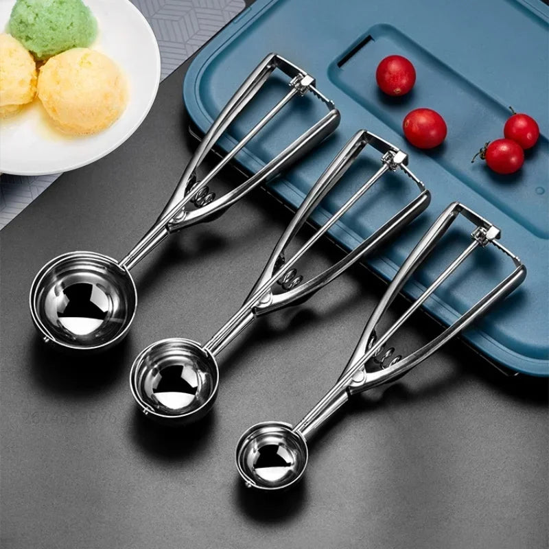 Stainless Steel Ice Cream Scoop Easy Release