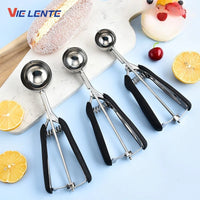 Ice Cream Scoop Stainless Steel Spring Handle