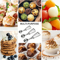 Ice Cream Scoop Set 3PCS Stainless Steel Scooper Tool