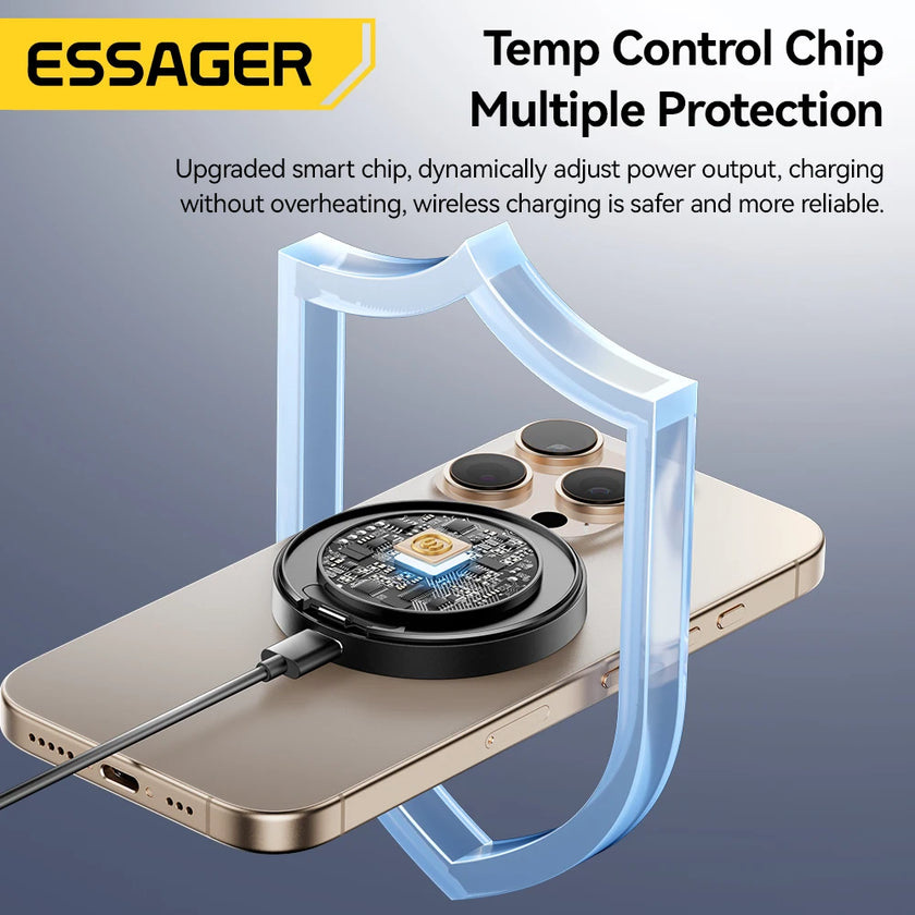 Magnetic Wireless Charger Stand 15W Fast Charging