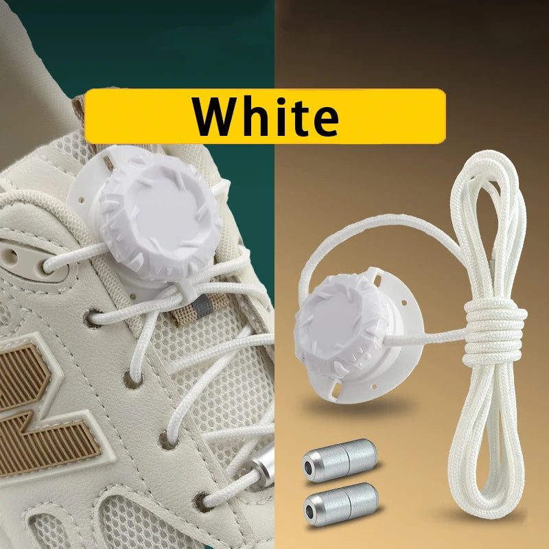 No Tie Shoelaces Adjustable Elastic Lock Laces