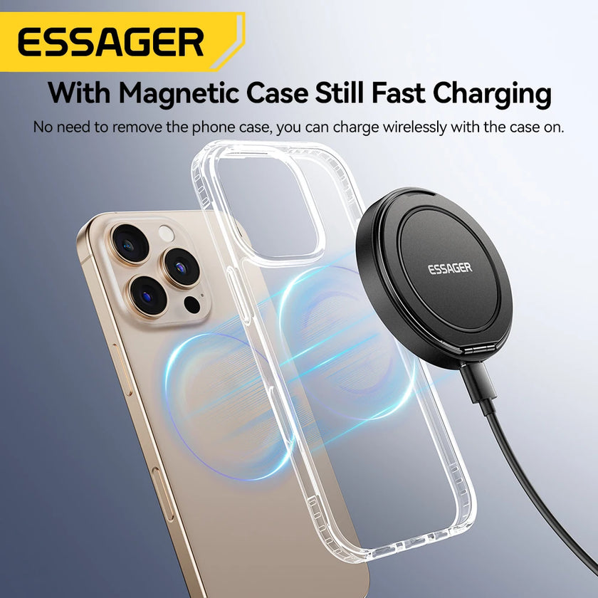Magnetic Wireless Charger Stand 15W Fast Charging