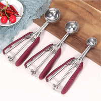 Ice Cream Scoop Stainless Steel Spring Handle